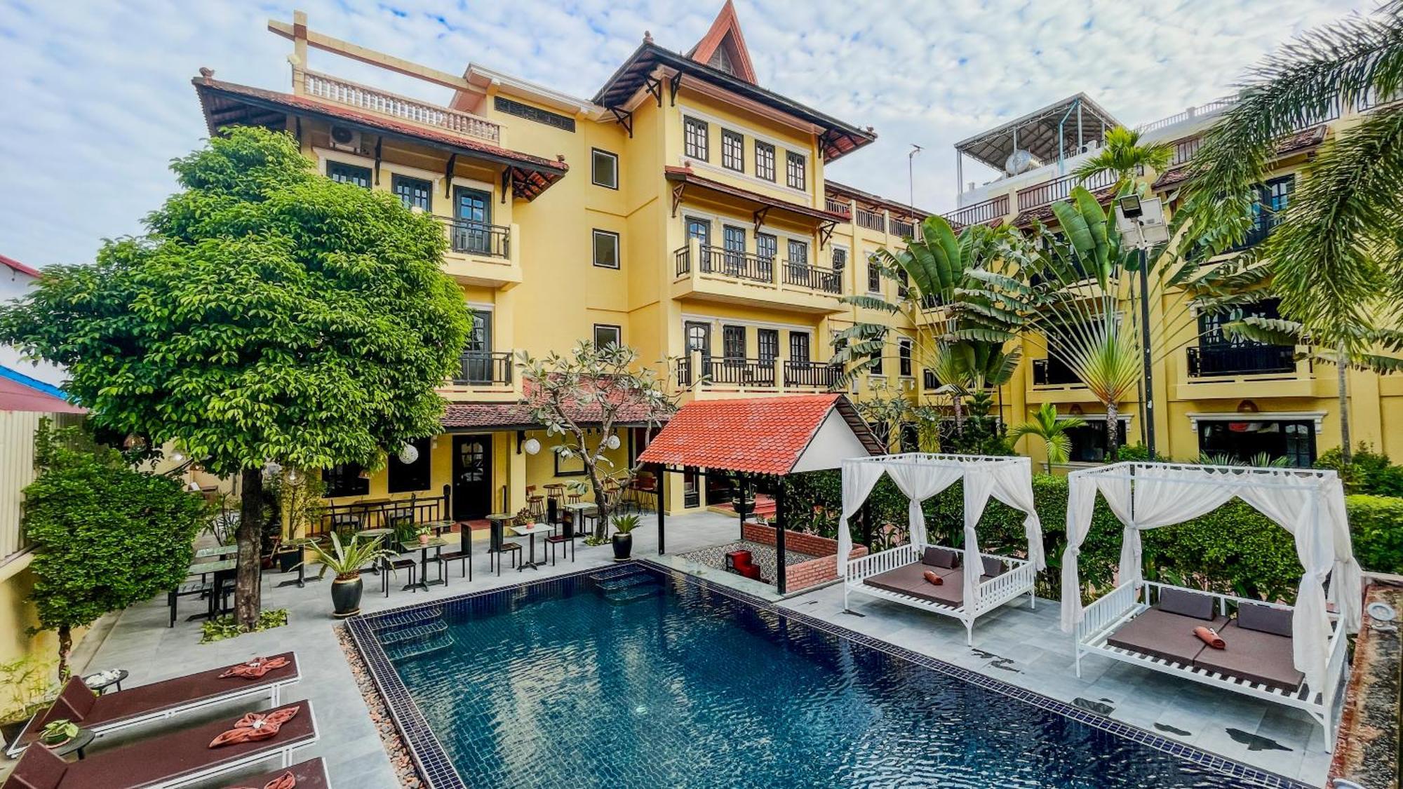 Villa Indochine D'Angkor Сиемрип Экстерьер фото