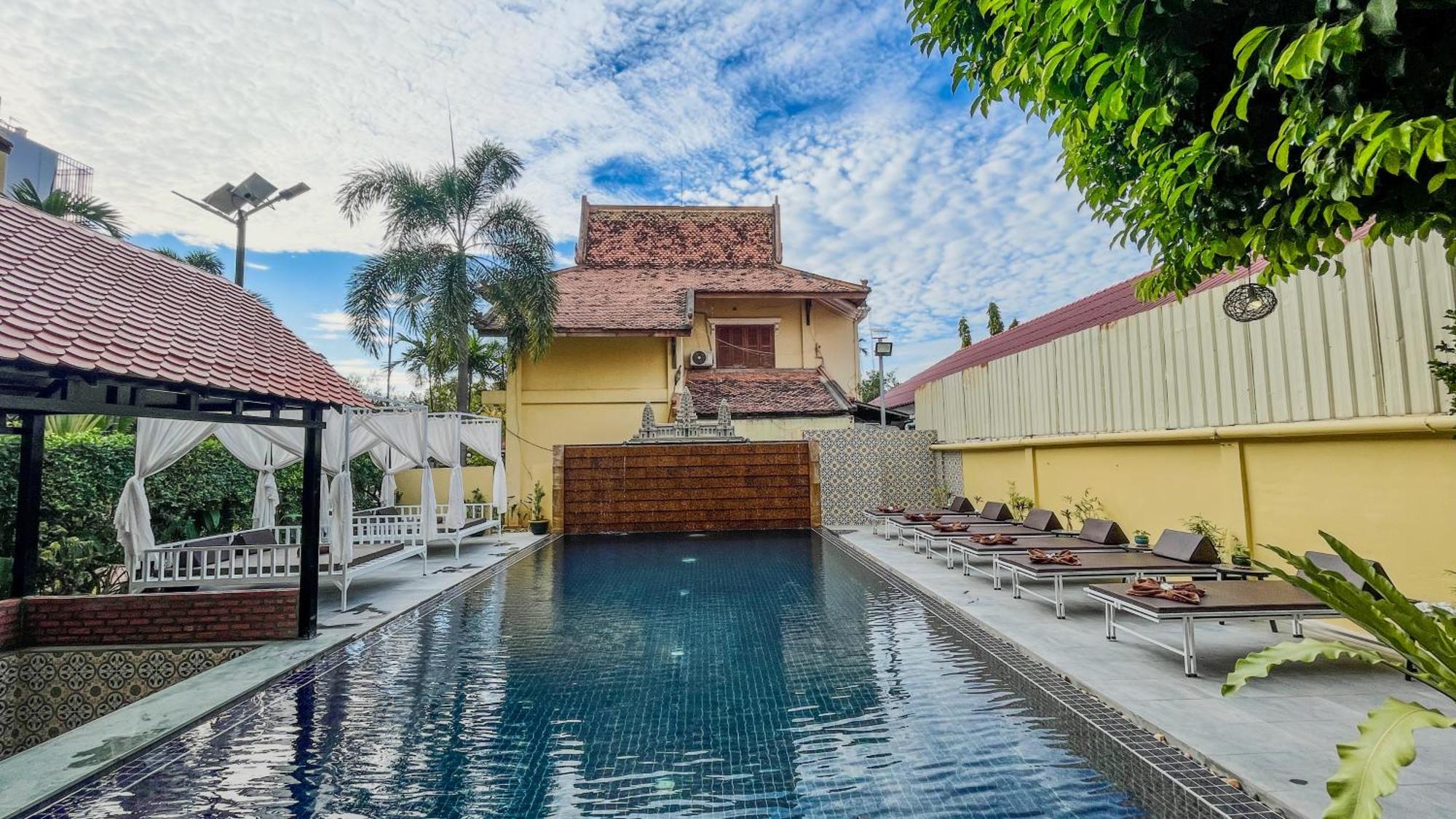 Villa Indochine D'Angkor Сиемрип Экстерьер фото