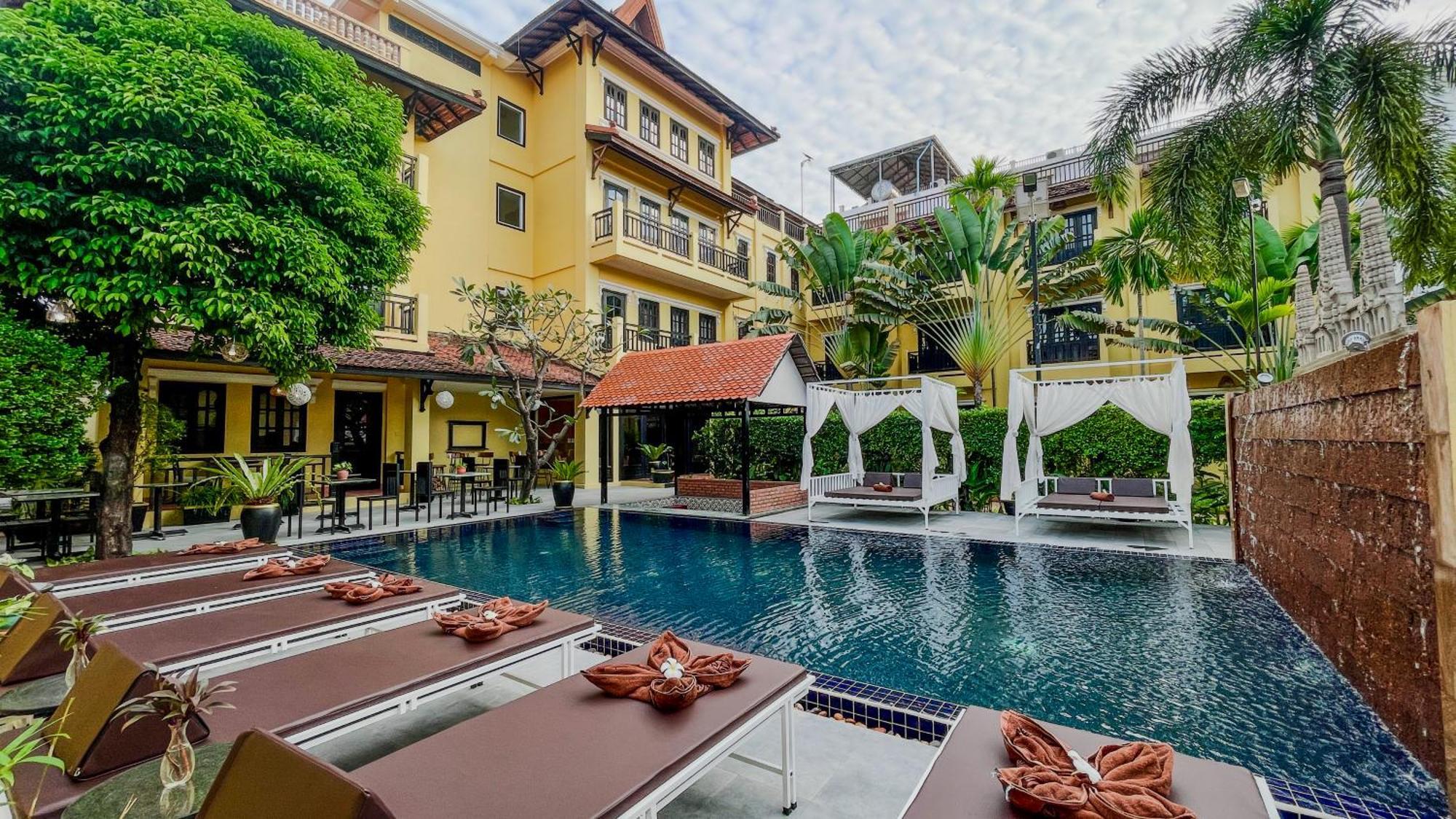 Villa Indochine D'Angkor Сиемрип Экстерьер фото