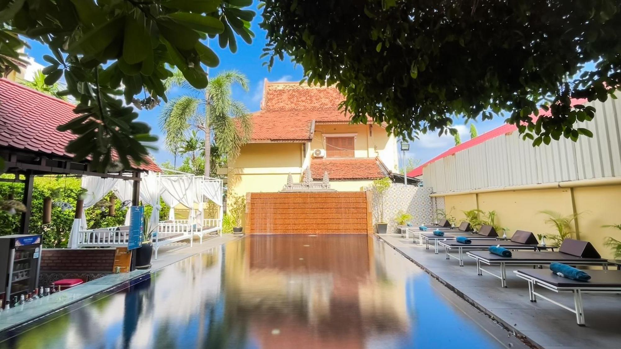 Villa Indochine D'Angkor Сиемрип Экстерьер фото